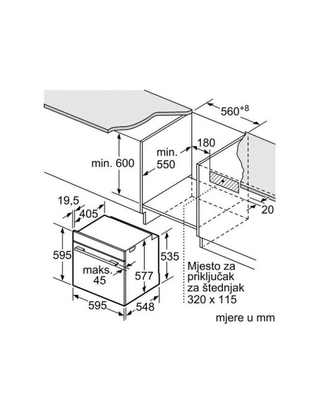 Pećnica Bosch HBG675BS1