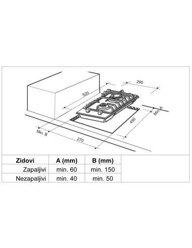 Ploča Končar UKP3002N.SV1 - domino