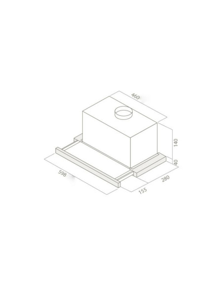 Napa Elica ELITE 14 LUX GRIX/A/60 PRF0037989B