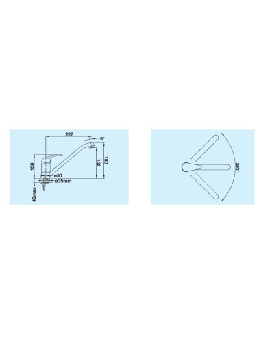 Slavina BLANCO DARAS Krom