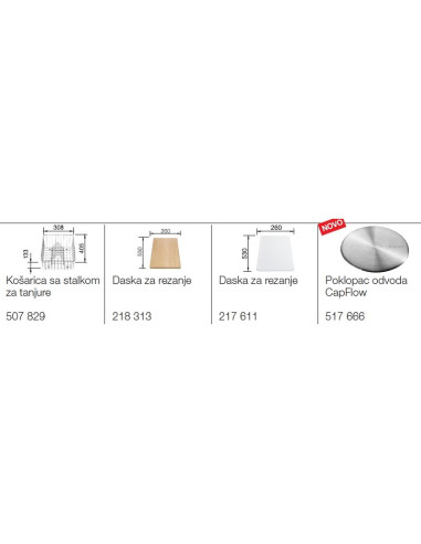 Sudoper BLANCO METRA 5S Silgranit + daljinski