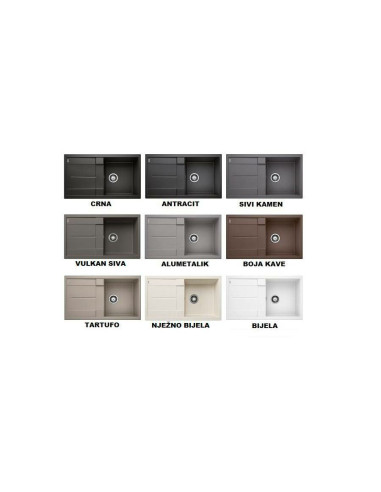 Sudoper BLANCO METRA 5S Silgranit + daljinski