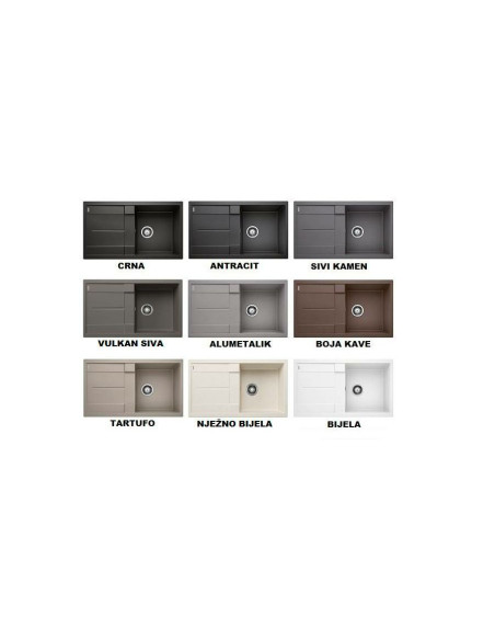 Sudoper BLANCO METRA 5S Silgranit + daljinski