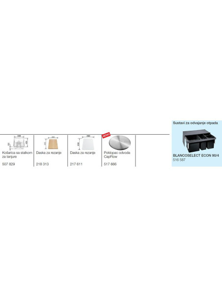 Sudoper BLANCO ZIA 9 Silgranit