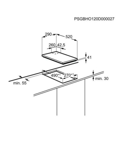 Ploča Electrolux EGC3322NVK