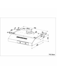 Napa Faber 741 Base W A60 (295m3/h) 2