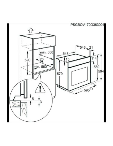 Pećnica AEG BEE431310M