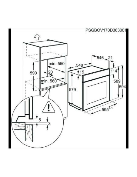 Pećnica AEG BEE431310M