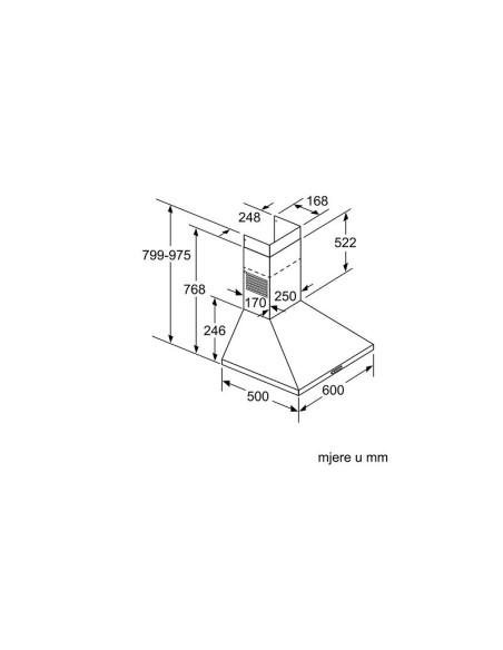 Napa Bosch DWP66BC50 (597m3/h)