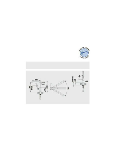 Slavina Blanco Lanora-S VT plemeniti čelik masiv 523123