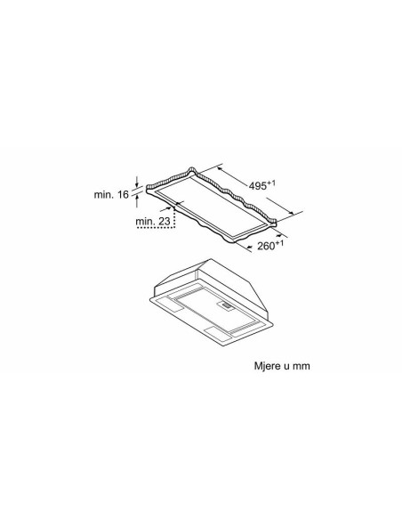 Napa Bosch DLN53AA70 (302m3/h) Napa Bosch DLN53AA70 (302m3/h)