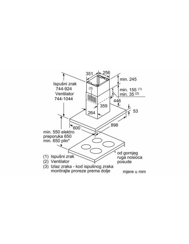 Napa Bosch DIB97IM50 (720m3/h)