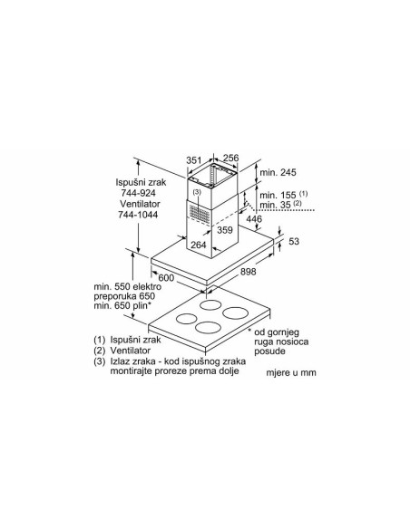 Napa Bosch DIB97IM50 (720m3/h)