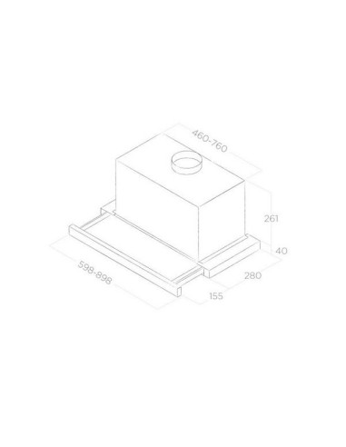 Napa Elica Elite 26 IX/A/60/VT (581m3/h)
