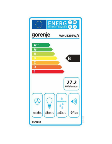 Napa Gorenje WHU529EW/S (194m3/h)