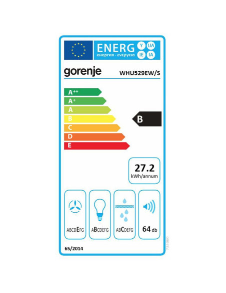 Napa Gorenje WHU529EW/S (194m3/h) Napa Gorenje WHU529EW/S (194m3/h)