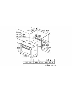Pećnica Bosch VBD5780S0 - 90cm 2
