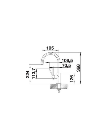 Slavina Blanco Candor VT plemeniti čelik masiv 523120