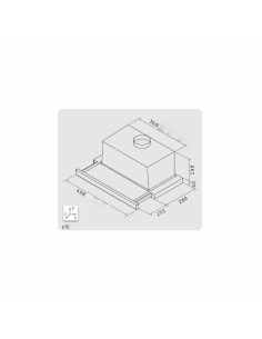 Napa Elica Elite 14 LUX WH/A/50 (304m3/h) PRF0037988 2