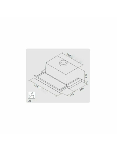 Napa Elica Elite 14 LUX WH/A/50 (304m3/h) PRF0037988