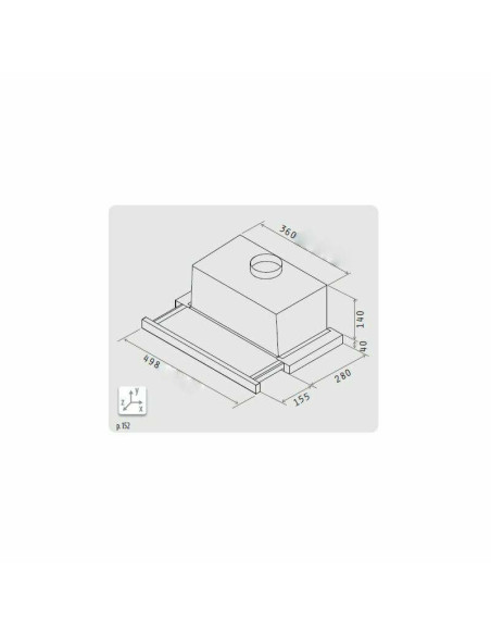Napa Elica Elite 14 LUX WH/A/50 (304m3/h) PRF0037988
