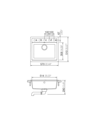 Sudoper Schock MONO N-100 