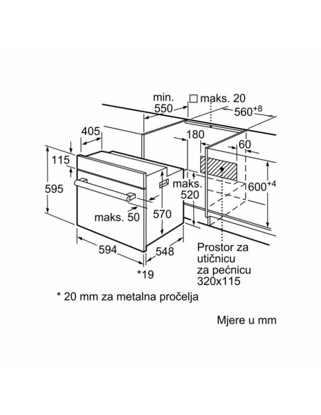 Pećnica Bosch HBF133BR0
