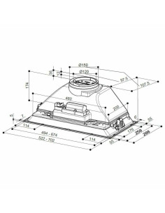 Napa Faber Inka Smart C LG A52 (335m3/h) 305.0599.305 2