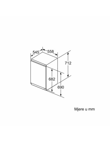 Ugradbeni zamrzivač Bosch GIV11AFE0