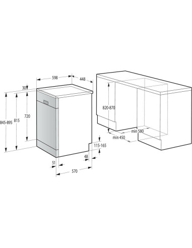 Perilica posuđa Gorenje GS541D10X