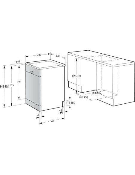 Perilica posuđa Gorenje GS541D10X Perilica posuđa Gorenje GS541D10X