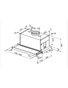 Napa Faber Maxima NG Touch EV8 LED X A60 (730m3/h) 315.0635.146 2