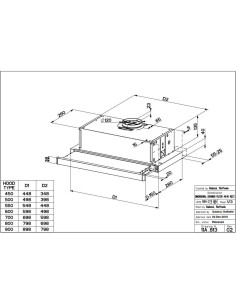 Napa Faber Flexa NG W/X A60 (305m3/h) 315.0635.102 2