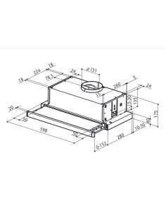 Napa Faber Flexa NG Glass Lux BK A60 (420m3/h) 315.0635.137 2
