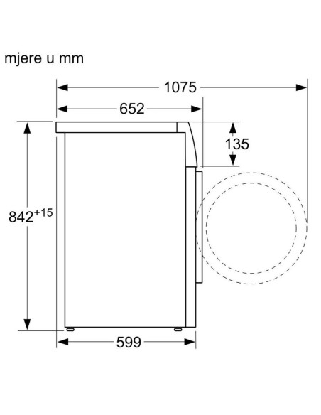 Sušilica rublja Bosch WQG233D1BY