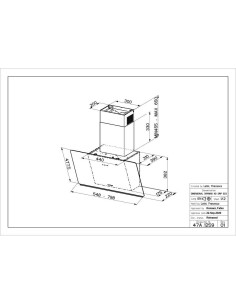 Napa Faber Glam-Light Zero Drip BK A80 330.0615.676 2