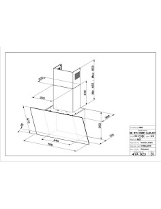 Napa Faber Glam-Light Zero Drip Plus BK M A80 330.0615.735 2
