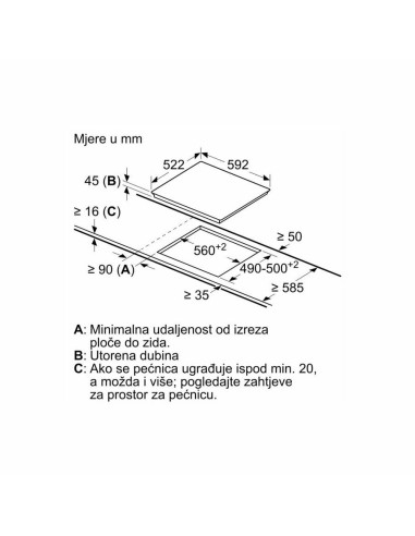 Ploča Bosch PKE61RAA2E