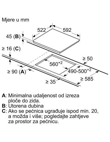 Ploča Bosch PKN631FP2E