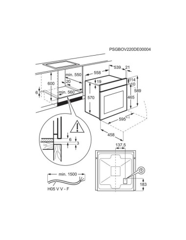 Pećnica Electrolux EOF3H00BX