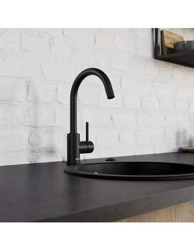 Slavina Blanco Mida VT mat crna 526649