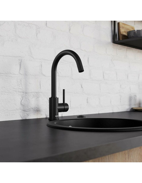 Slavina Blanco Mida VT mat crna 526649