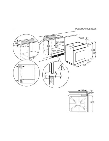 Pećnica Electrolux EOF3H40TH