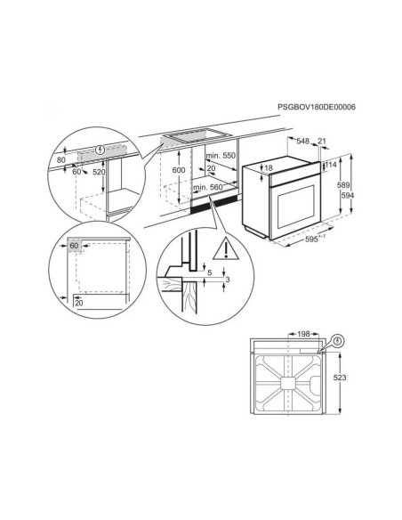 Pećnica Electrolux EOF3H40TH