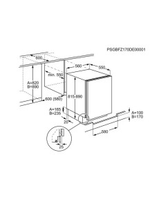 Podpultni hladnjak Electrolux LXB2AE82S 2