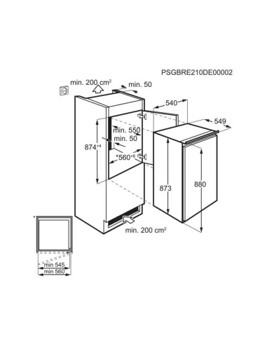 Ugradbeni hladnjak Electrolux LFB2AE88S