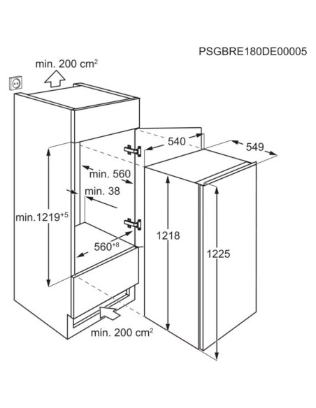 Ugradbeni hladnjak Electrolux LFB3AE12S