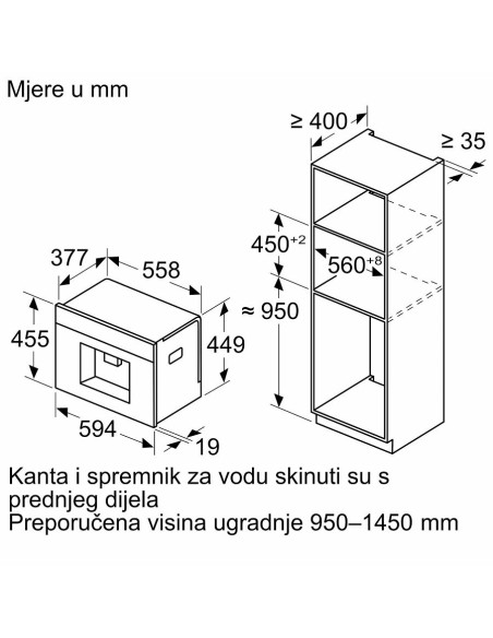 Ugradbeni aparat za kavu Bosch CTL7181B0