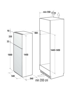 Ugradbeni hladnjak Gorenje RFI4152P1 2
