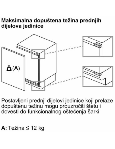Podpultni hladnjak Bosch KUL22VFD0